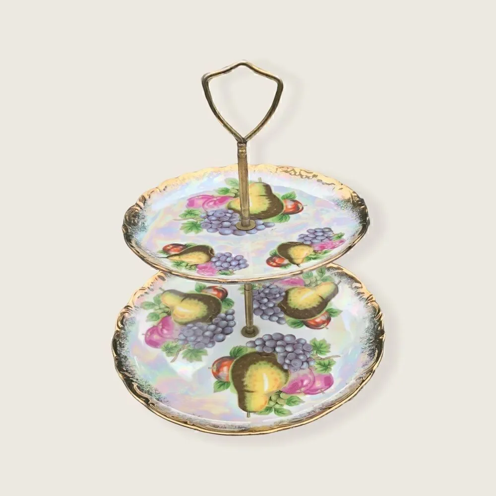 VINTAGE Tea Tier/ Dessert, Cheese Tray/ Jewelry Holder